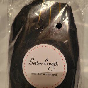 Better Length Light Yaki Clip-ins 16in 1B 160g